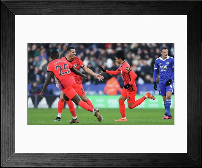 Framed Print : Premier League Clash: Leicester City vs. Brighton and Hove Albion (21JAN23) Framed Print : Premier League Clash: Leicester City vs. Brighton and Hove Albion (21JAN23)