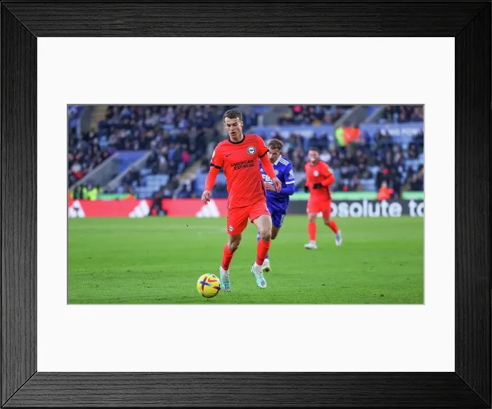 Framed Print : Premier League Clash: Leicester City vs. Brighton & Hove Albion (21JAN23) Framed Print : Premier League Clash: Leicester City vs. Brighton & Hove Albion (21JAN23)