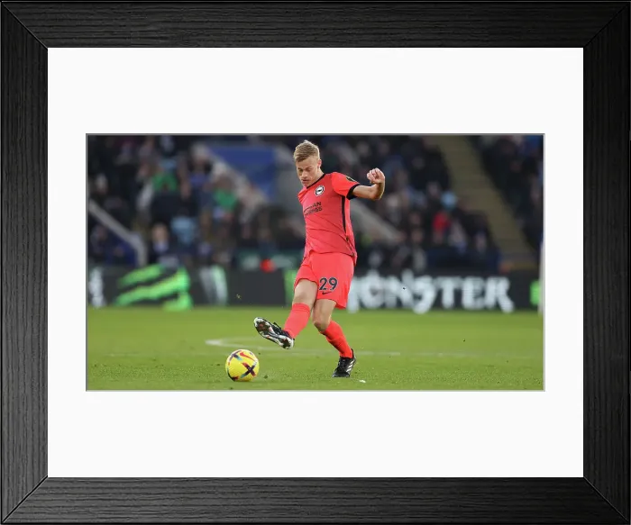 Framed Print : Intense Premier League Clash: Leicester City vs. Brighton & Hove Albion (21JAN23) Framed Print : Intense Premier League Clash: Leicester City vs. Brighton & Hove Albion (21JAN23)