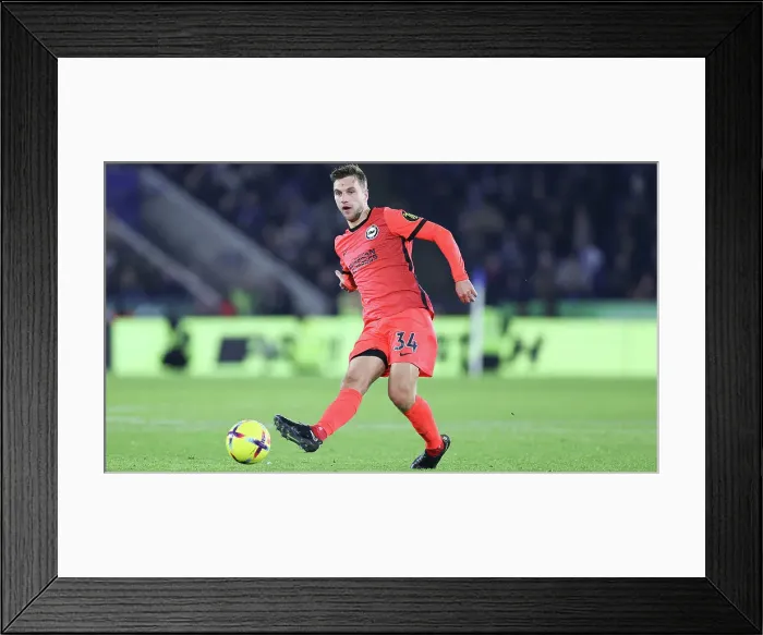 Framed Print : Intense Premier League Clash: Leicester City vs. Brighton & Hove Albion (21JAN23) Framed Print : Intense Premier League Clash: Leicester City vs. Brighton & Hove Albion (21JAN23)