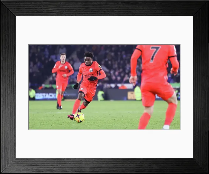 Framed Print : Premier League Clash: Leicester City vs. Brighton and Hove Albion (21JAN23) Framed Print : Premier League Clash: Leicester City vs. Brighton and Hove Albion (21JAN23)