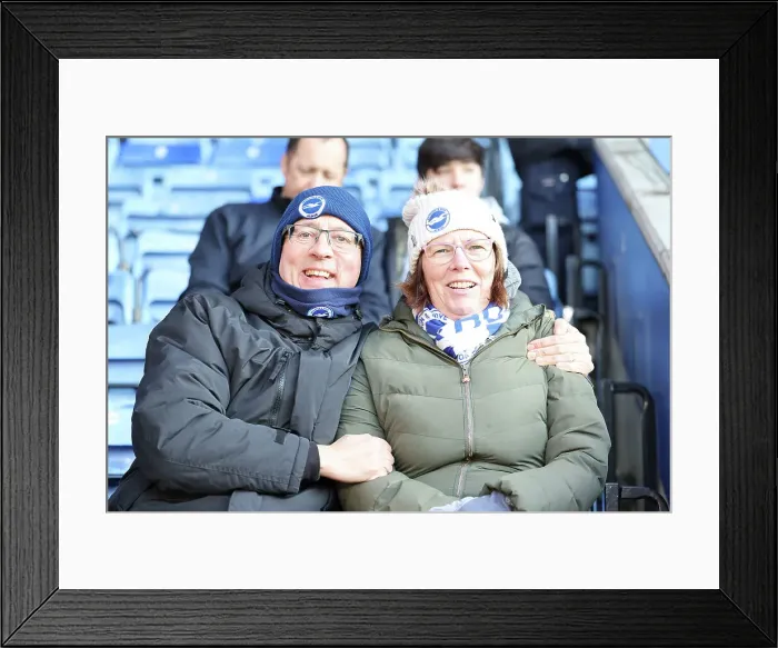 Framed Print : Intense Premier League Clash: Leicester City vs. Brighton & Hove Albion (21JAN23) Framed Print : Intense Premier League Clash: Leicester City vs. Brighton & Hove Albion (21JAN23)