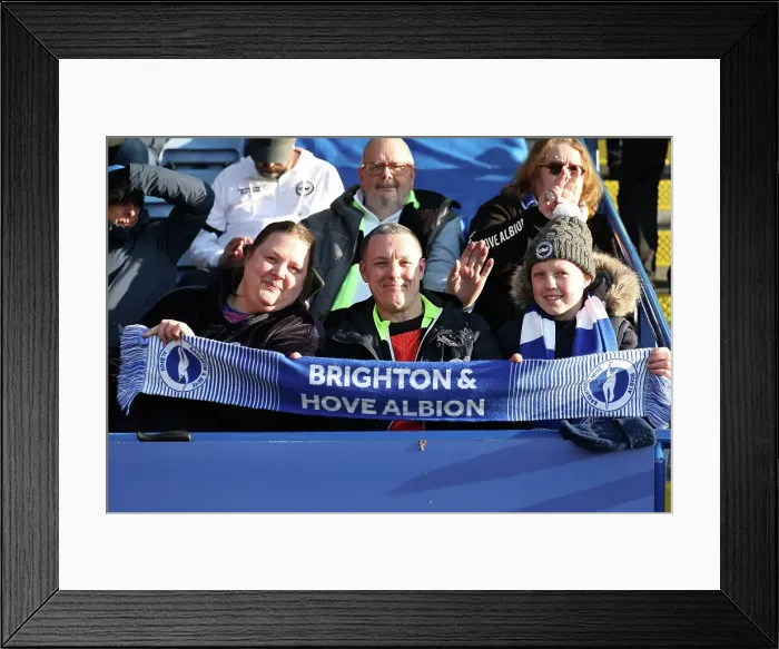 Framed Print : Intense Premier League Showdown: Leicester City vs. Brighton & Hove Albion (21JAN23) Framed Print : Intense Premier League Showdown: Leicester City vs. Brighton & Hove Albion (21JAN23)