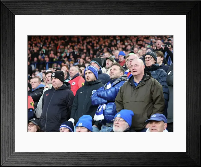 Framed Print : Intense Premier League Showdown: Leicester City vs. Brighton & Hove Albion (21JAN23)
