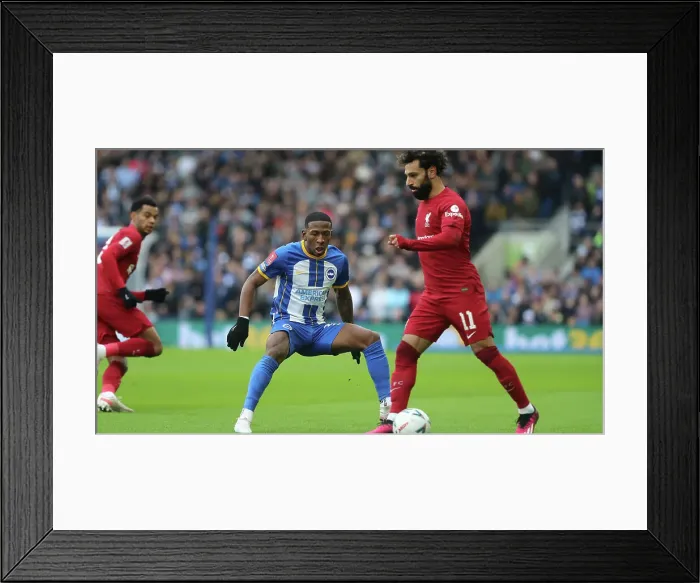 Framed Print : Brighton & Hove Albion vs Liverpool: FA Cup Fourth Round Clash at American Express Community Stadium (29Jan23) Framed Print : Brighton & Hove Albion vs Liverpool: FA Cup Fourth Round Clash at American Express Community Stadium (29Jan23)
