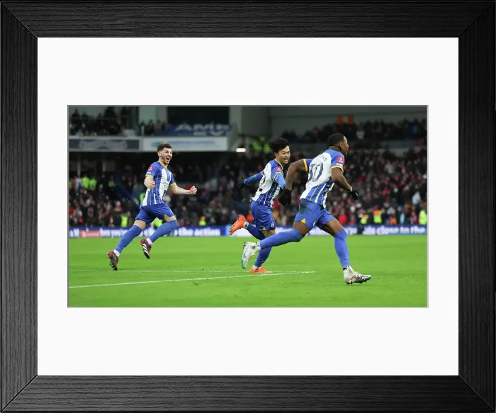 Framed Print : Brighton & Hove Albion vs. Liverpool: FA Cup Fourth Round Clash at American Express Community Stadium (29Jan23) Framed Print : Brighton & Hove Albion vs. Liverpool: FA Cup Fourth Round Clash at American Express Community Stadium (29Jan23)