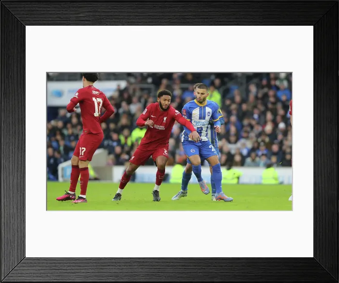 Framed Print : Brighton & Hove Albion vs Liverpool: FA Cup Fourth Round Clash at American Express Community Stadium (29Jan23) Framed Print : Brighton & Hove Albion vs Liverpool: FA Cup Fourth Round Clash at American Express Community Stadium (29Jan23)