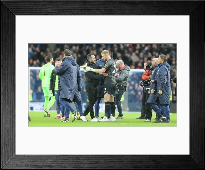 Framed Print : Brighton & Hove Albion vs Liverpool: FA Cup Fourth Round Clash at American Express Community Stadium (29Jan23)