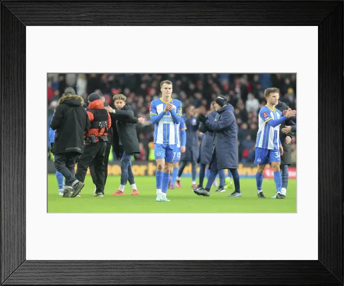 Framed Print : Brighton & Hove Albion vs. Liverpool: FA Cup Fourth Round Clash at American Express Community Stadium (29Jan23) Framed Print : Brighton & Hove Albion vs. Liverpool: FA Cup Fourth Round Clash at American Express Community Stadium (29Jan23)