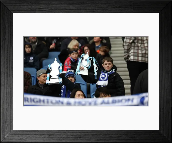 Framed Print : Brighton & Hove Albion vs. Liverpool: FA Cup Fourth Round Clash at American Express Community Stadium (29Jan23) Framed Print : Brighton & Hove Albion vs. Liverpool: FA Cup Fourth Round Clash at American Express Community Stadium (29Jan23)