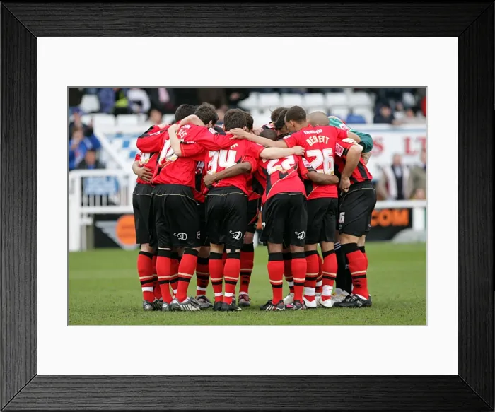 Framed Print : Brighton & Hove Albion Away Games at Hartlepool United (2009-10 Season)