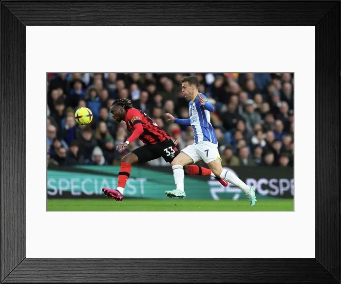 Framed Print : Intense Premier League Showdown: Brighton vs. Bournemouth (04FEB23) Framed Print : Intense Premier League Showdown: Brighton vs. Bournemouth (04FEB23)