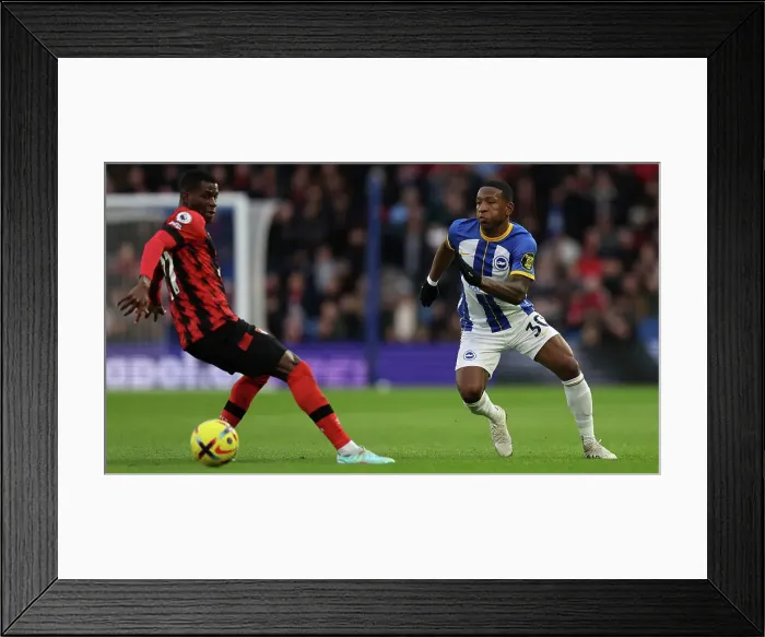 Framed Print : Brighton vs Bournemouth: Intense Battle in the 2022 / 23 Premier League at American Express Community Stadium (Bournemouth 04FEB23) Framed Print : Brighton vs Bournemouth: Intense Battle in the 2022 / 23 Premier League at American Express Community Stadium (Bournemouth 04FEB23)