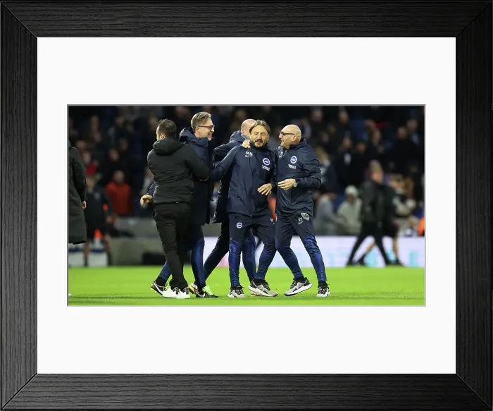 Framed Print : Intense Clash: Brighton and Hove Albion vs. Bournemouth, Premier League Rivalry, 4th February 2023 (American Express Community Stadium) Framed Print : Intense Clash: Brighton and Hove Albion vs. Bournemouth, Premier League Rivalry, 4th February 2023 (American Express Community Stadium)