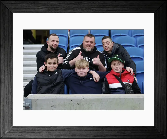 Framed Print : Brighton vs Bournemouth: Intense Premier League Clash at American Express Community Stadium - 4 February 2023 (Bournemouth 04FEB23)
