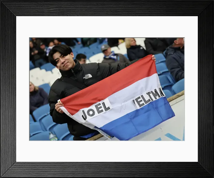 Framed Print : Brighton vs Bournemouth: Intense Premier League Clash at American Express Community Stadium - 4 February 2023 (Bournemouth 04FEB23)