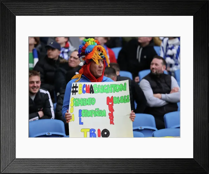 Framed Print : Intense Premier League Showdown: Brighton & Hove Albion vs. Bournemouth (04FEB23)