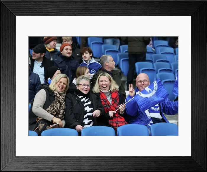 Framed Print : Brighton vs Bournemouth: 2022 / 23 Premier League Clash at American Express Community Stadium (04FEB23)