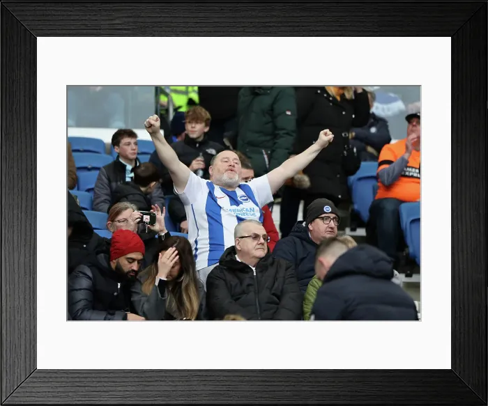 Framed Print : Intense Premier League Showdown: Brighton & Hove Albion vs. Bournemouth (04FEB23) Framed Print : Intense Premier League Showdown: Brighton & Hove Albion vs. Bournemouth (04FEB23)