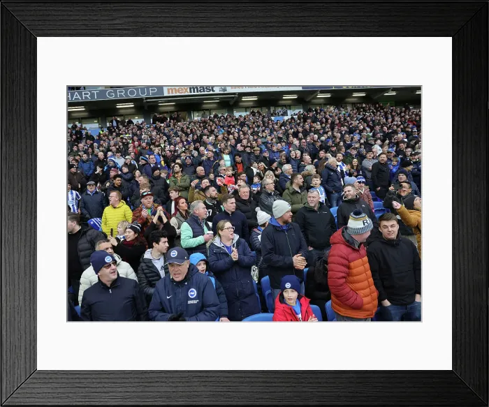 Framed Print : Intense Premier League Clash: Brighton & Hove Albion vs. Bournemouth (04FEB23) Framed Print : Intense Premier League Clash: Brighton & Hove Albion vs. Bournemouth (04FEB23)