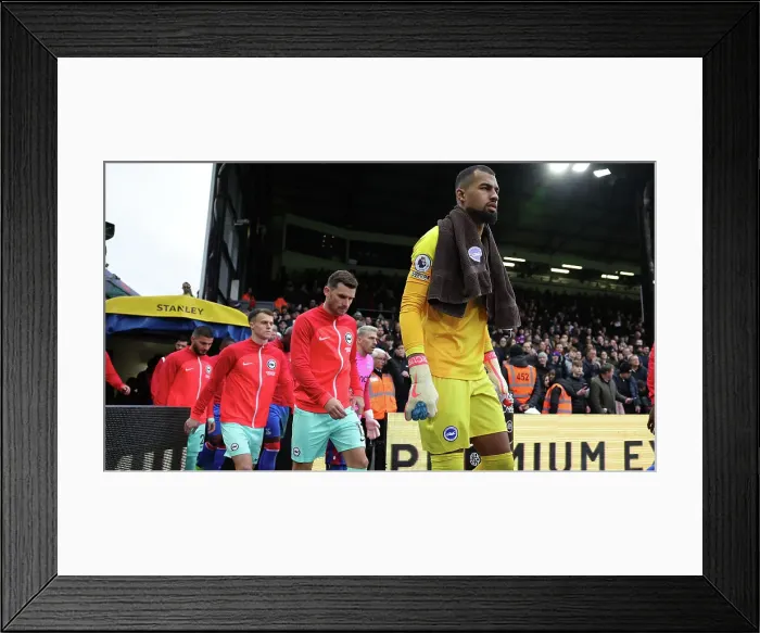 Framed Print : Crystal Palace v Brighton and Hove Albion Premier League 11FEB23 Framed Print : Crystal Palace v Brighton and Hove Albion Premier League 11FEB23