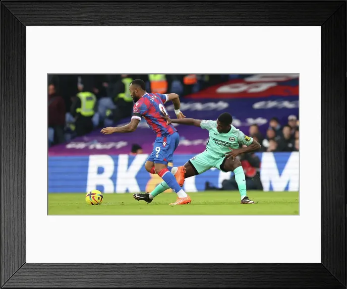 Framed Print : Intense Rivalry: Crystal Palace vs. Brighton & Hove Albion at Selhurst Park (11FEB23) Framed Print : Intense Rivalry: Crystal Palace vs. Brighton & Hove Albion at Selhurst Park (11FEB23)