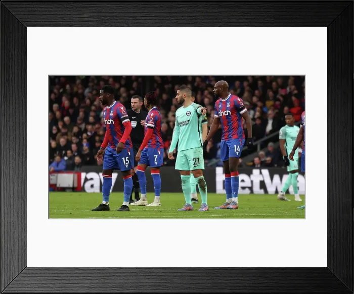 Framed Print : Premier League Rivalry: Crystal Palace vs. Brighton & Hove Albion Showdown (11FEB23) Framed Print : Premier League Rivalry: Crystal Palace vs. Brighton & Hove Albion Showdown (11FEB23)