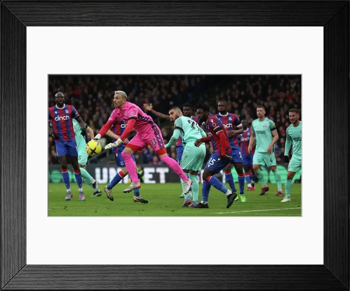 Framed Print : 11FEB23: Intense Premier League Rivalry - Crystal Palace vs. Brighton & Hove Albion at Selhurst Park Framed Print : 11FEB23: Intense Premier League Rivalry - Crystal Palace vs. Brighton & Hove Albion at Selhurst Park