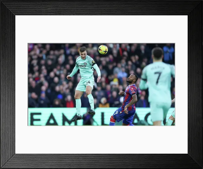 Framed Print : Intense Premier League Clash: Crystal Palace vs. Brighton & Hove Albion (11FEB23)