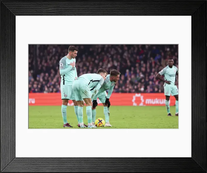 Framed Print : 11FEB23: Premier League Clash - Crystal Palace vs. Brighton & Hove Albion at Selhurst Park Framed Print : 11FEB23: Premier League Clash - Crystal Palace vs. Brighton & Hove Albion at Selhurst Park
