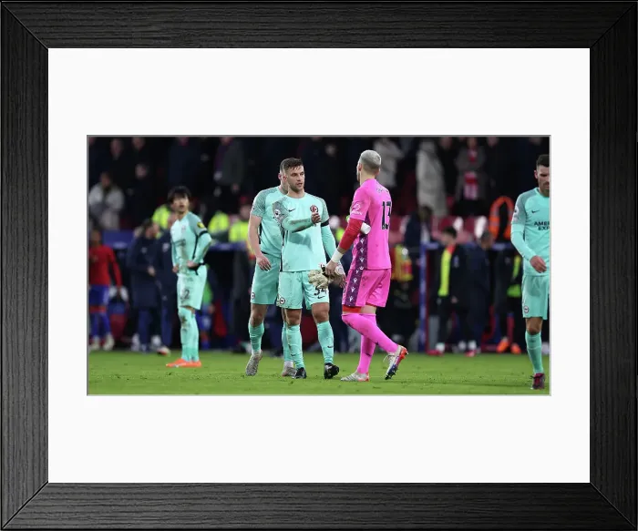 Framed Print : Intense Premier League Clash: Crystal Palace vs. Brighton & Hove Albion (11FEB23) Framed Print : Intense Premier League Clash: Crystal Palace vs. Brighton & Hove Albion (11FEB23)