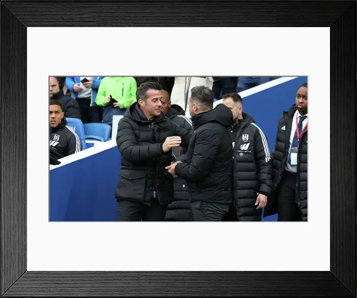 Framed Print : Intense Premier League Clash: Brighton & Hove Albion vs. Fulham (18FEB23) Framed Print : Intense Premier League Clash: Brighton & Hove Albion vs. Fulham (18FEB23)
