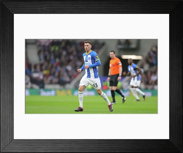 Framed Print : Match action during the Premier League match between Brighton and Hove Albion and Fulham during the 2022 / 23 season Framed Print : Match action during the Premier League match between Brighton and Hove Albion and Fulham during the 2022 / 23 season