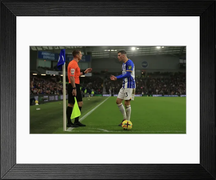 Framed Print : Intense Premier League Clash: Brighton & Hove Albion vs. Fulham (18Feb23) Framed Print : Intense Premier League Clash: Brighton & Hove Albion vs. Fulham (18Feb23)