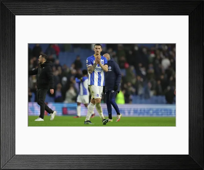 Framed Print : Intense Premier League Clash: Brighton & Hove Albion vs. Fulham (18FEB23) Framed Print : Intense Premier League Clash: Brighton & Hove Albion vs. Fulham (18FEB23)