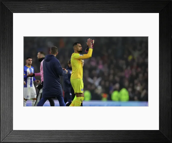 Framed Print : Intense Premier League Clash: Brighton & Hove Albion vs. Fulham (18FEB23) Framed Print : Intense Premier League Clash: Brighton & Hove Albion vs. Fulham (18FEB23)