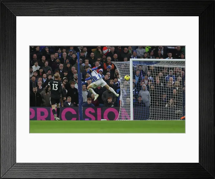 Framed Print : Intense Premier League Clash: Brighton & Hove Albion vs. Fulham (18FEB23) Framed Print : Intense Premier League Clash: Brighton & Hove Albion vs. Fulham (18FEB23)