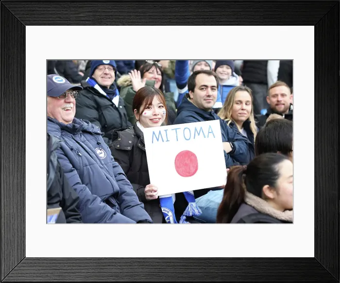 Framed Print : Brighton vs Fulham: Intense Premier League Clash at American Express Community Stadium (18FEB23) Framed Print : Brighton vs Fulham: Intense Premier League Clash at American Express Community Stadium (18FEB23)