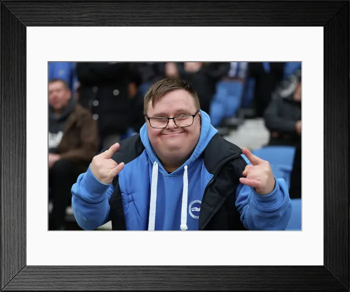 Framed Print : Intense Premier League Clash: Brighton & Hove Albion vs. Fulham (18FEB23) Framed Print : Intense Premier League Clash: Brighton & Hove Albion vs. Fulham (18FEB23)