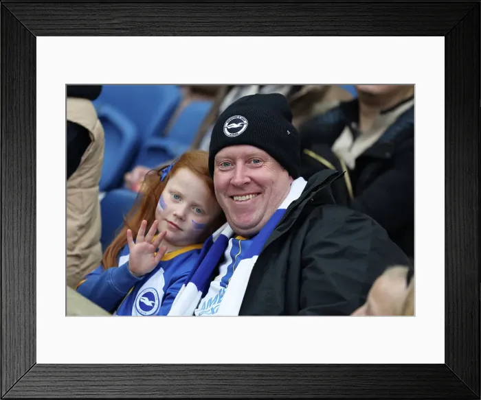 Framed Print : Intense Premier League Clash: Brighton & Hove Albion vs. Fulham (18FEB23) Framed Print : Intense Premier League Clash: Brighton & Hove Albion vs. Fulham (18FEB23)