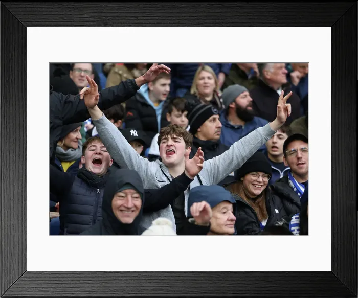 Framed Print : Intense Premier League Showdown: Brighton & Hove Albion vs. Fulham (18Feb23) Framed Print : Intense Premier League Showdown: Brighton & Hove Albion vs. Fulham (18Feb23)