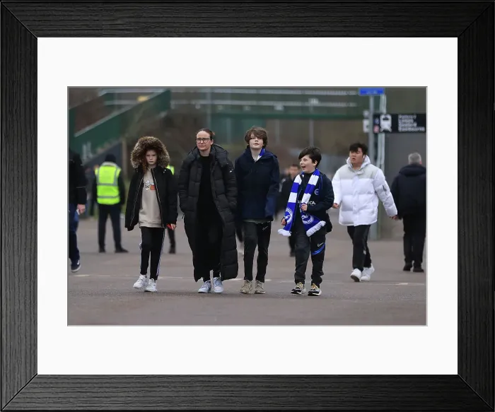 Framed Print : Intense Premier League Showdown: Brighton & Hove Albion vs. Fulham (18FEB23) Framed Print : Intense Premier League Showdown: Brighton & Hove Albion vs. Fulham (18FEB23)