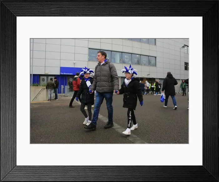 Framed Print : Intense Premier League Clash: Brighton & Hove Albion vs. Fulham (18Feb23)