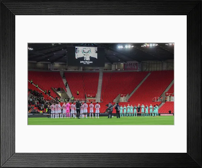 Framed Print : Intense Battle in FA Cup: Stoke City vs. Brighton and Hove Albion at Bet365 Stadium (28FEB23) Framed Print : Intense Battle in FA Cup: Stoke City vs. Brighton and Hove Albion at Bet365 Stadium (28FEB23)