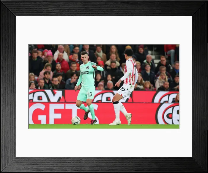 Framed Print : Intense FA Cup Fifth Round Clash: Stoke City vs. Brighton and Hove Albion (28FEB23) Framed Print : Intense FA Cup Fifth Round Clash: Stoke City vs. Brighton and Hove Albion (28FEB23)