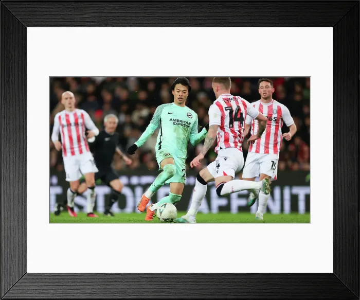Framed Print : FA Cup Fifth Round: Stoke City vs. Brighton and Hove Albion (28FEB23) - Intense Match Action Framed Print : FA Cup Fifth Round: Stoke City vs. Brighton and Hove Albion (28FEB23) - Intense Match Action