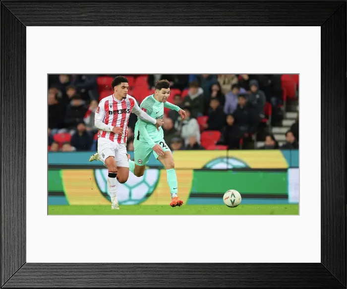 Framed Print : Intense FA Cup Fifth Round Clash: Stoke City vs. Brighton and Hove Albion at Bet365 Stadium (28FEB23) Framed Print : Intense FA Cup Fifth Round Clash: Stoke City vs. Brighton and Hove Albion at Bet365 Stadium (28FEB23)