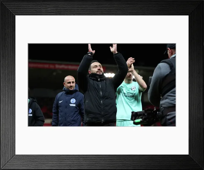 Framed Print : FA Cup Fifth Round Clash: Stoke City vs. Brighton and Hove Albion (28FEB23) Framed Print : FA Cup Fifth Round Clash: Stoke City vs. Brighton and Hove Albion (28FEB23)