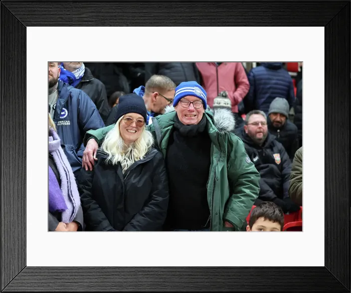 Framed Print : FA Cup Fifth Round: Stoke City vs. Brighton and Hove Albion - 28FEB23 Framed Print : FA Cup Fifth Round: Stoke City vs. Brighton and Hove Albion - 28FEB23