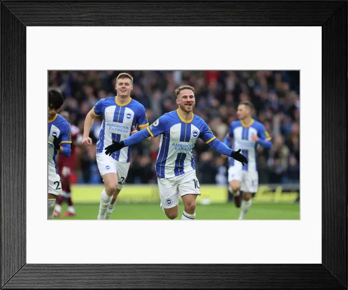 Framed Print : Brighton and Hove Albion Take Early Lead Over West Ham United: Alexis Mac Allister Scores from the Penalty Spot (04MAR23) Framed Print : Brighton and Hove Albion Take Early Lead Over West Ham United: Alexis Mac Allister Scores from the Penalty Spot (04MAR23)